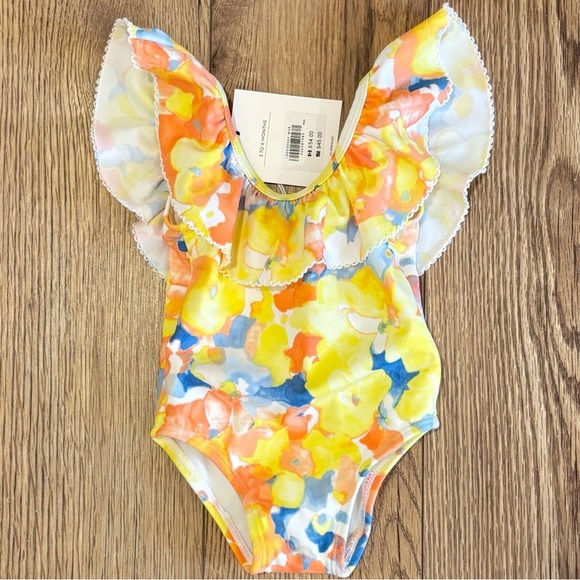 NWT Janie & Jack Baby Girl Swimsuit Size 3-6 Months - Picture 1 of 6